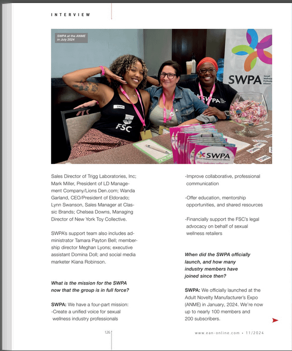 Swpa SWPA Interview on EAN - SWPA